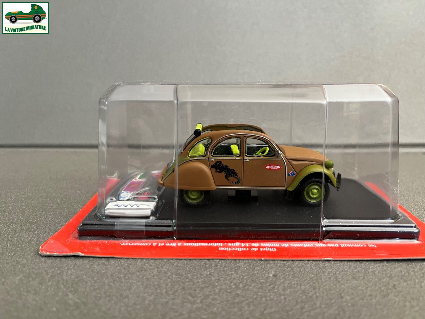 Voiture miniature Citroen 2cv 2 cv Surf Australienne Auto Plus Hachette 1/43