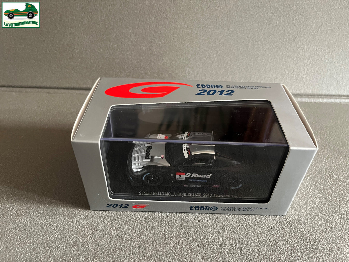 Voiture Miniature S Road Reito Mola GT-R SGT500 2012 Ebbro au 1/43