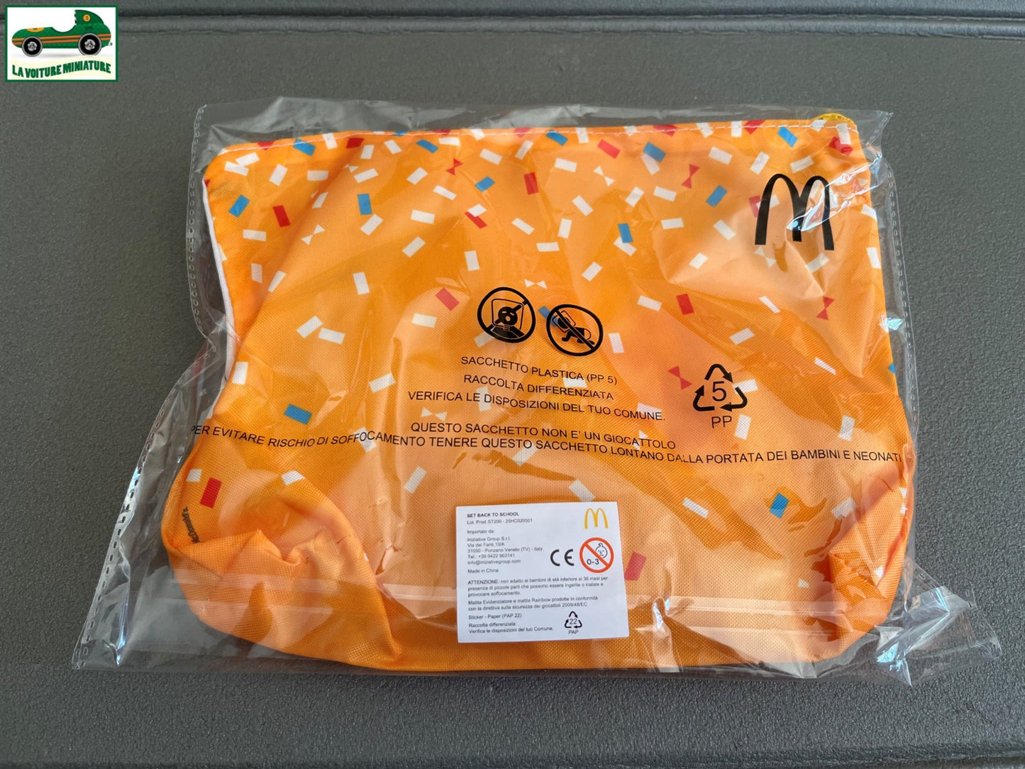 Collection McDonald's Set Back To School Complet Italie Trousse Crayons Règle