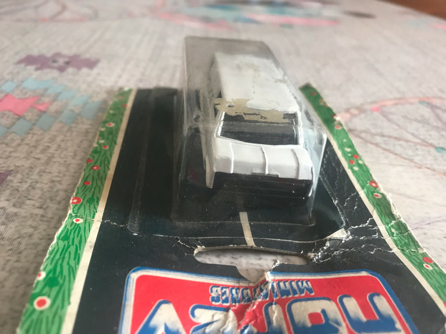 Ancienne Voiture Norev Miniatures Fourgon Police Type Majorette 1/64 Minijet