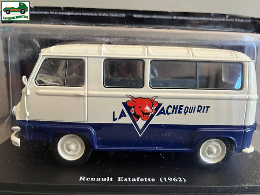 Voiture miniature Renault Estafette 1962 La Vache qui Rit Test Hachette 1/24