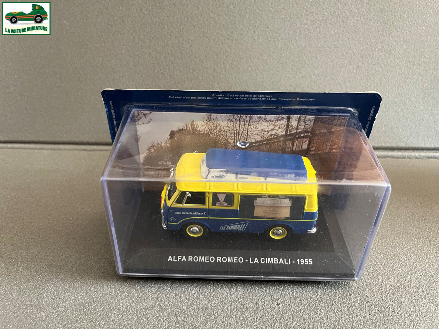 Voiture Miniature Alfa Romeo La Cimbali 1955 au 1/43