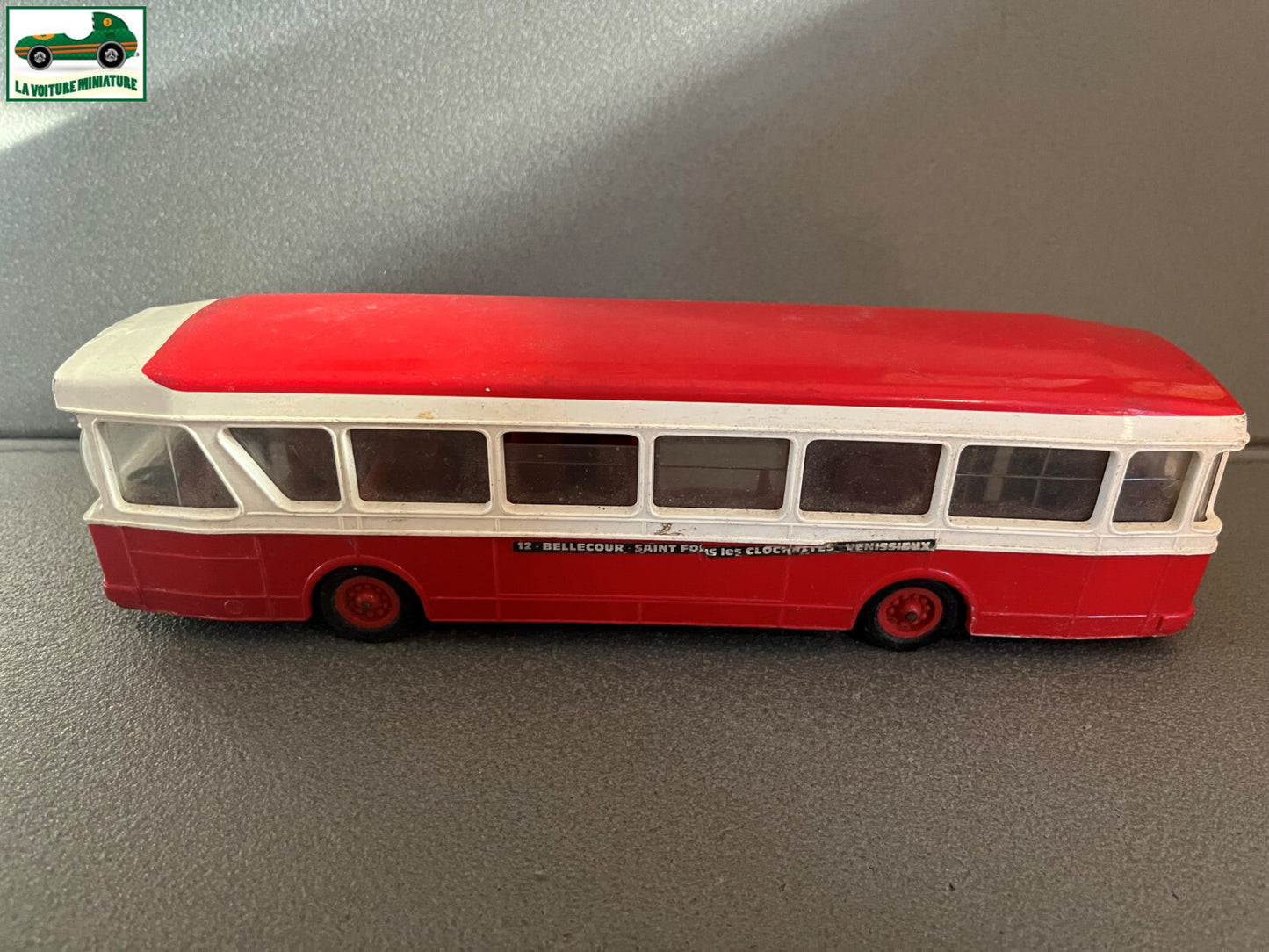 Ancienne Miniature Plastique Autobus Parisien Berliet RATP Minialuxe 1/43 Epave