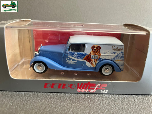 Voiture miniature Publicitaire Mercedes 170V Chocolat Suchard Vitesse au 1/43