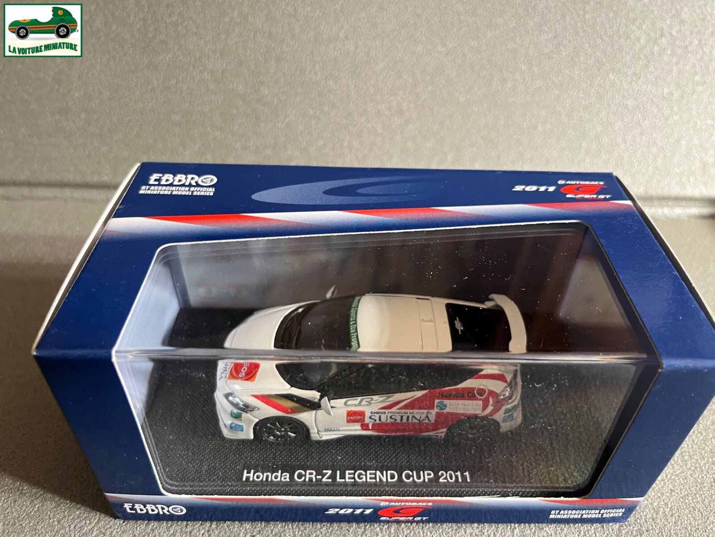 Voiture Miniature Honda CR-Z Legend Cup 2011 Ebbro au 1/43