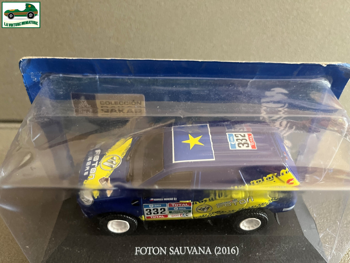 Voiture miniature Foton Sauvana 2016 Rallye Paris Dakar au 1/43
