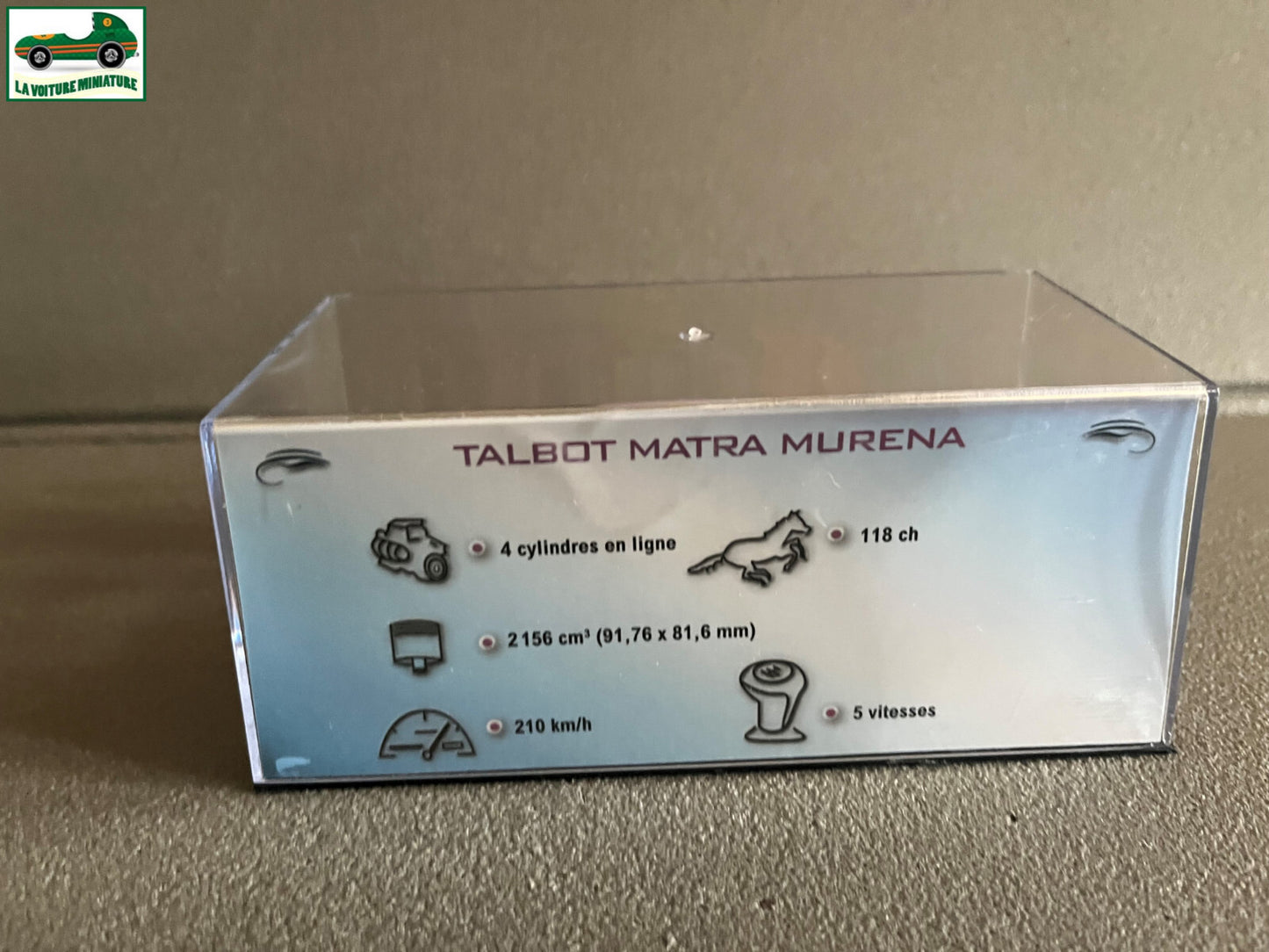 Voiture Miniature Talbot Matra Murena 1980 au 1/43 Ixo Altaya