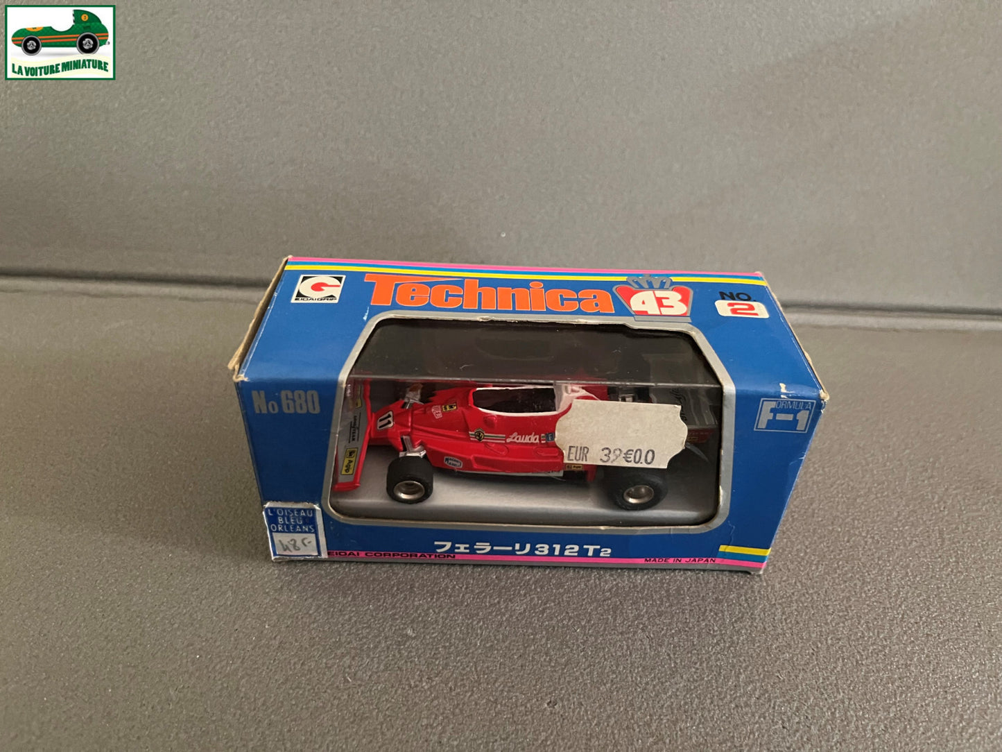 Voiture Miniature Formule 1 F1 Ferrari 312 T2 Lauda Technica Japan au 1/43
