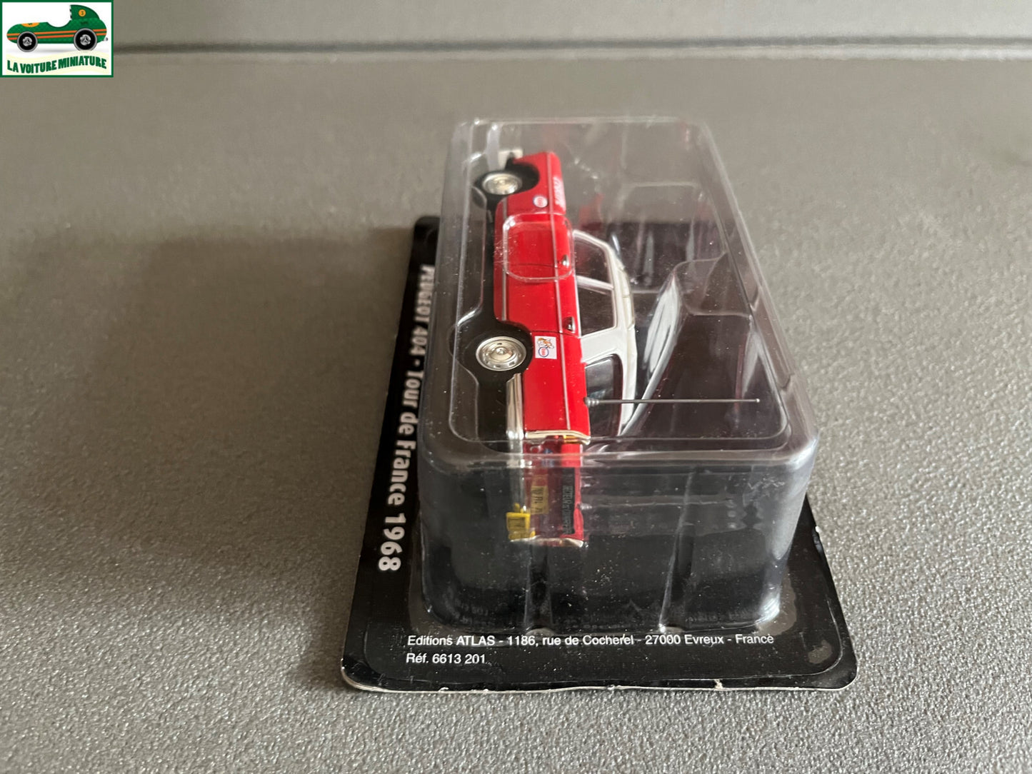 Voiture Miniature Peugeot 404 Tour de France 1968 Vélo Norev au 1/43