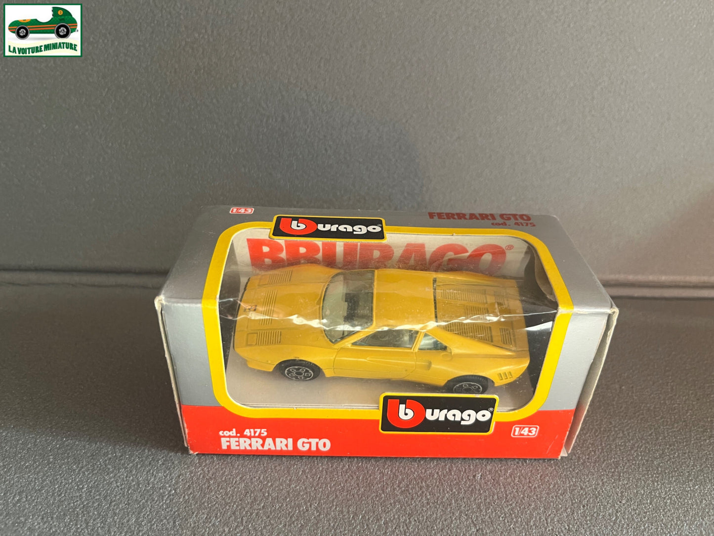 Voiture miniature Collection Ferrari GTO cod 4175 Burago 1/43
