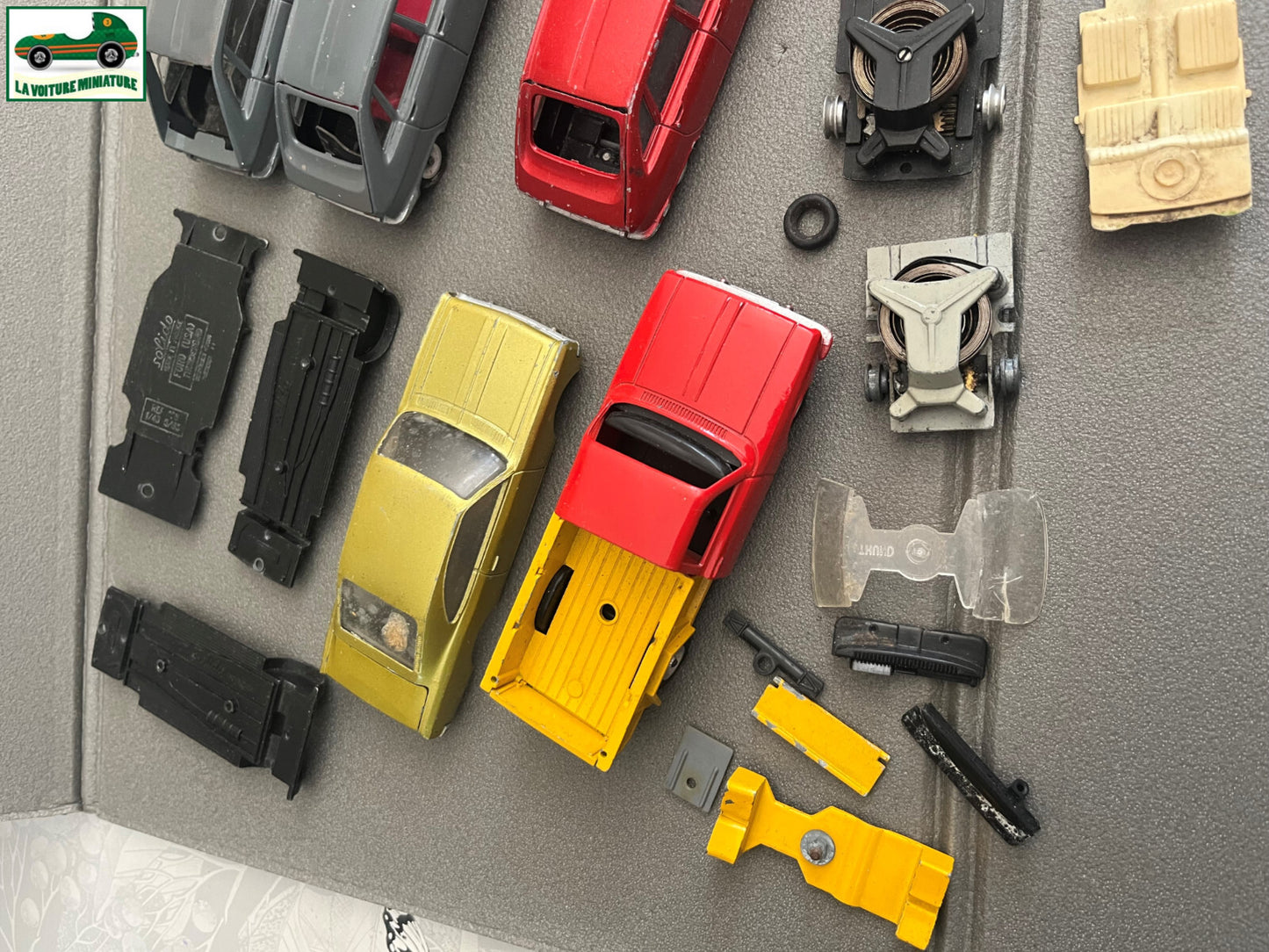 Voiture Miniature Lot Solido Démontable Carrosserie Chassis Moteur Renault Opel