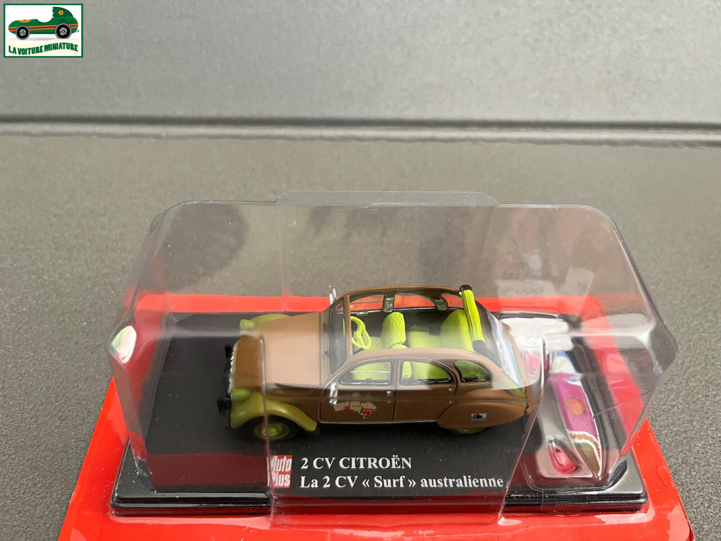 Voiture miniature Citroen 2cv 2 cv Surf Australienne Auto Plus Hachette 1/43