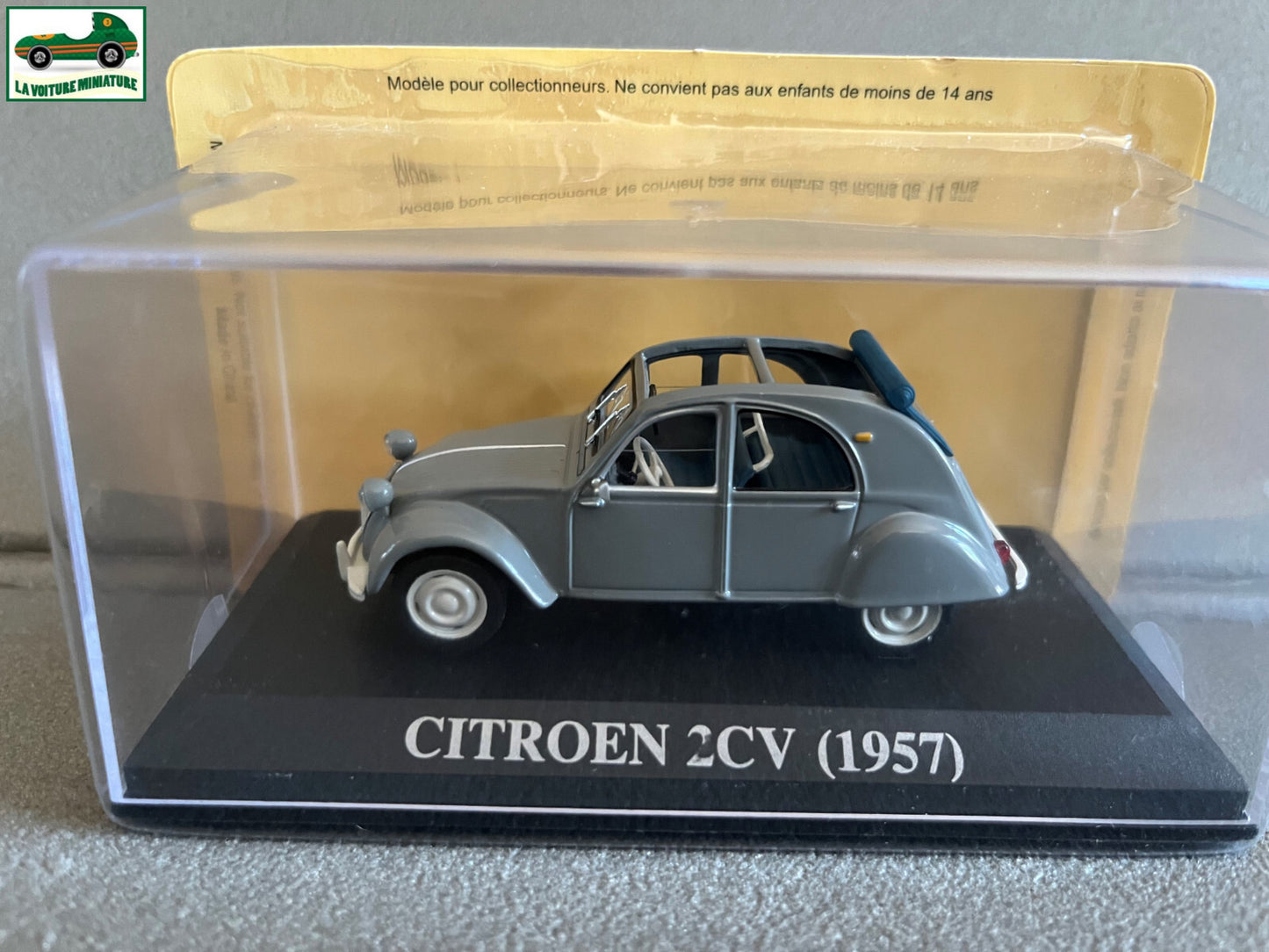 Voiture Miniature Citroen 2CV 1957 au 1/43