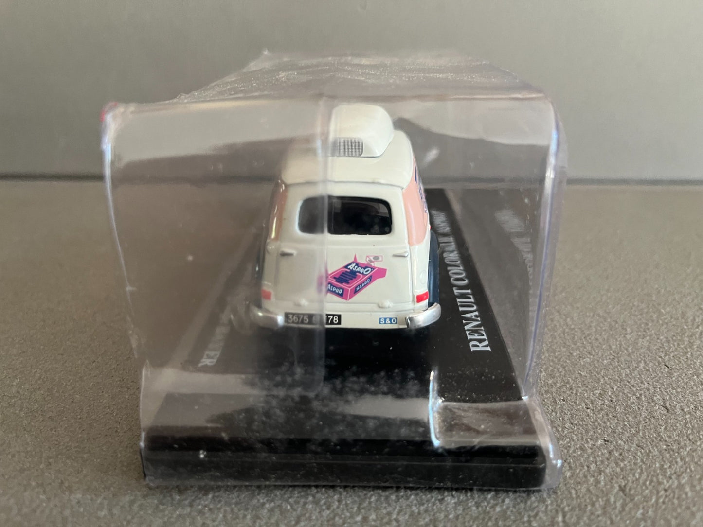 Voiture miniature Renault Colorale Aspro Auto Plus Hachette 1/43