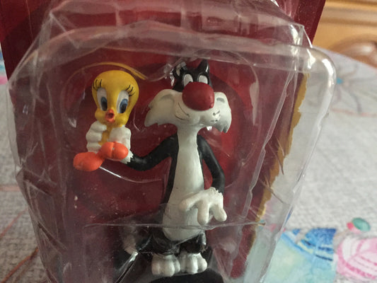 Figurine Plomb Looney Tunes Warner Bros Titi Grosminet Sylvestre Plombs 9cm