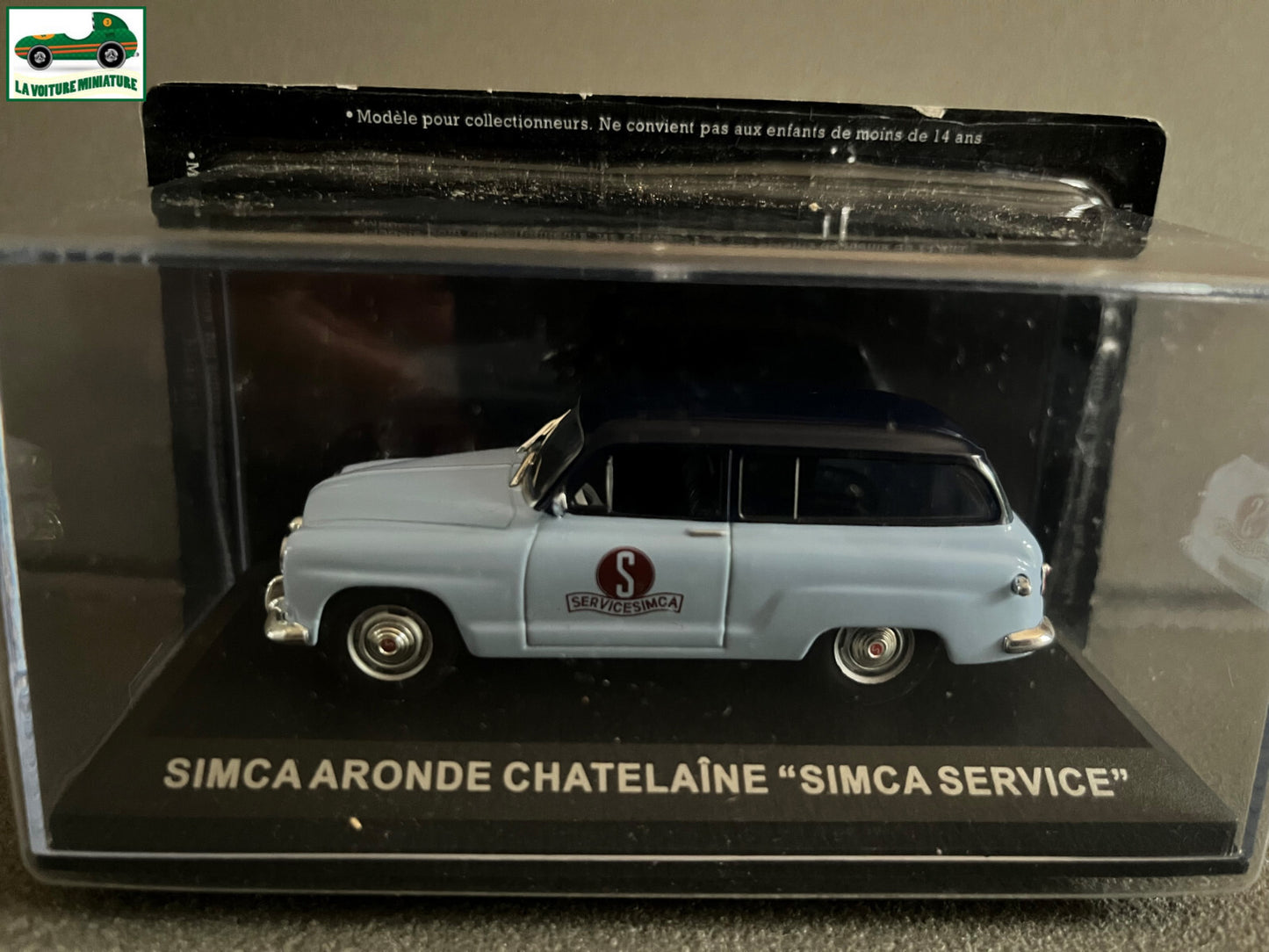 Voiture Miniature Simca Aronde Chatelaine Simca Service Altaya au 1/43