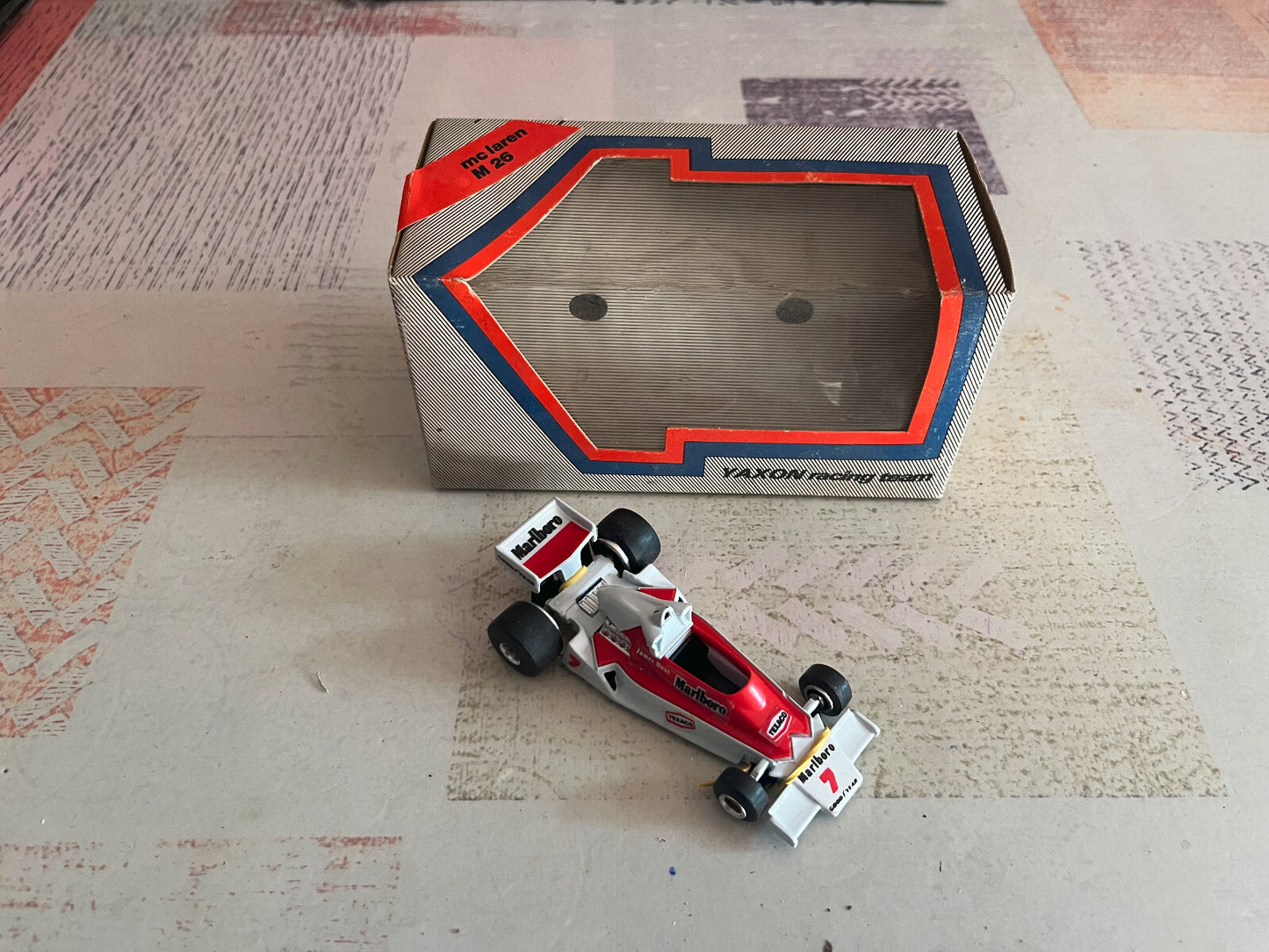 Voiture Miniature Formule 1 F1 McLaren M26 Yaxon Italy 1/43