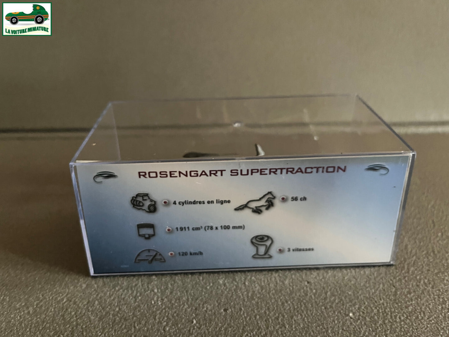Voiture Miniature Rosengart Super Traction 1939 au 1/43 Ixo Altaya