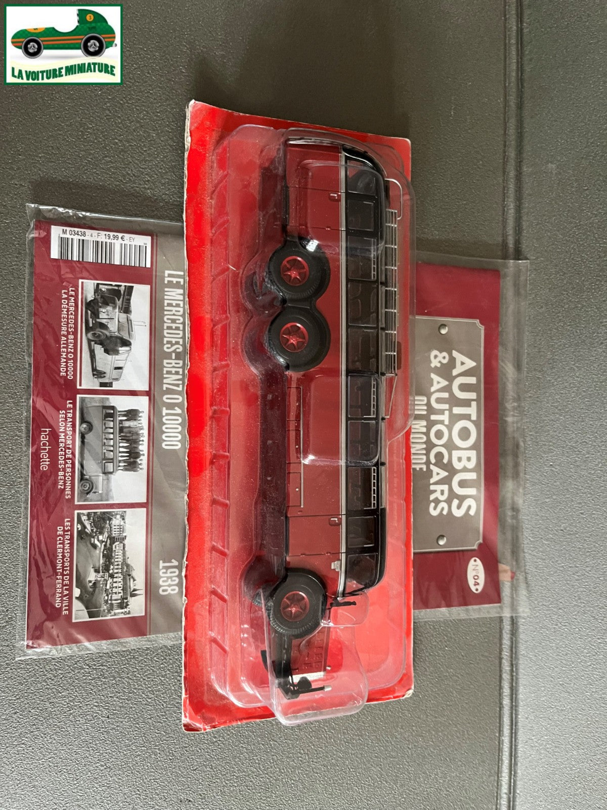 Voiture miniature Mercedes Benz O10000 1938 1/43 Autobus Autocars du Monde