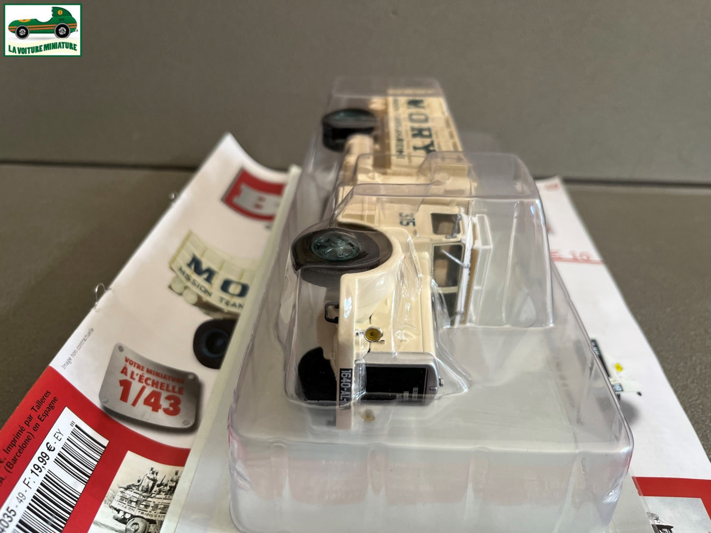 Voiture miniature Camion Berliet GDME 10 Mory Hachette 1/43