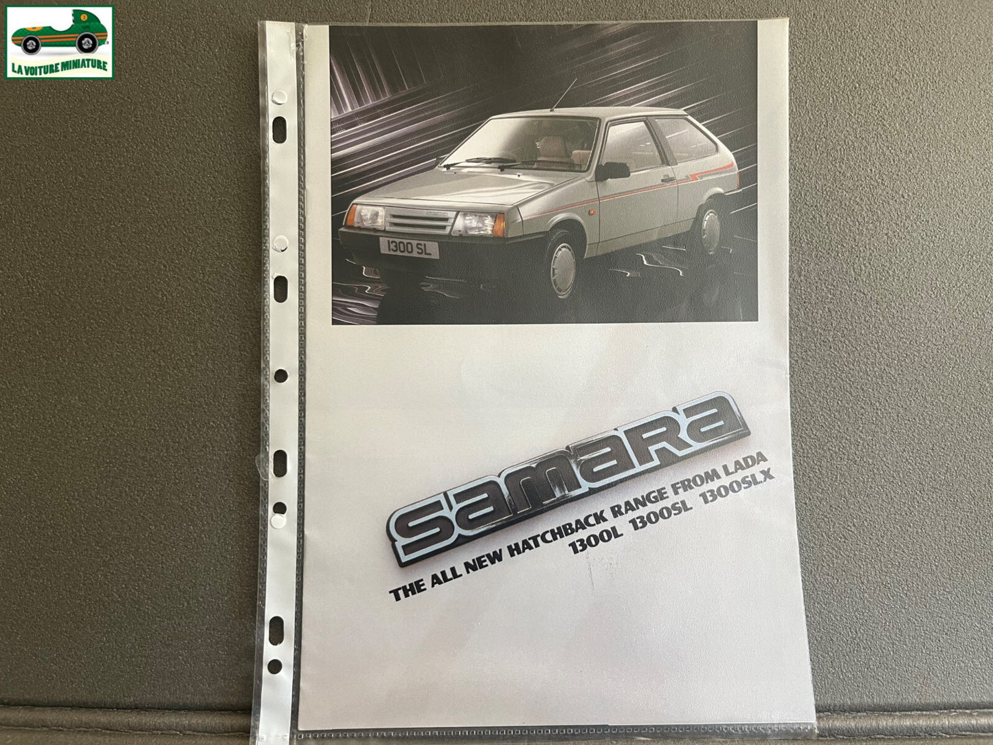 Ancien Dépliant Brochure Documentation Automobile Lada Samara