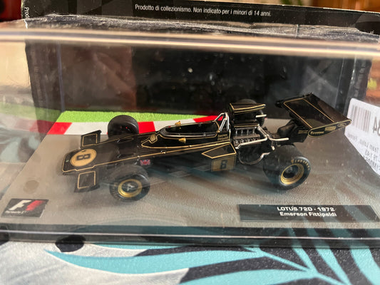 Voiture miniature Formule 1 F1 Lotus 720 1972 Emerson Fittipaldi 1/43