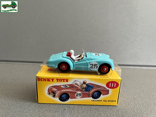 Voiture miniature Triumph TR2 Sports Deagostini Dinky Toys Atlas au 1/43