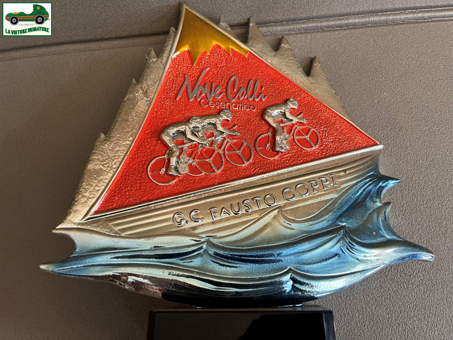 Ancien Trophée Coupe Course Vélo Nove Colli Cesenatico C.C Fausto Coppi Milano