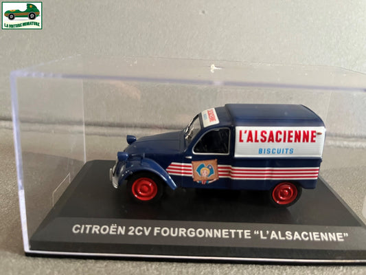 Voiture Miniature Publicitaire Citroen 2CV L'alsacienne Biscuits au 1/43