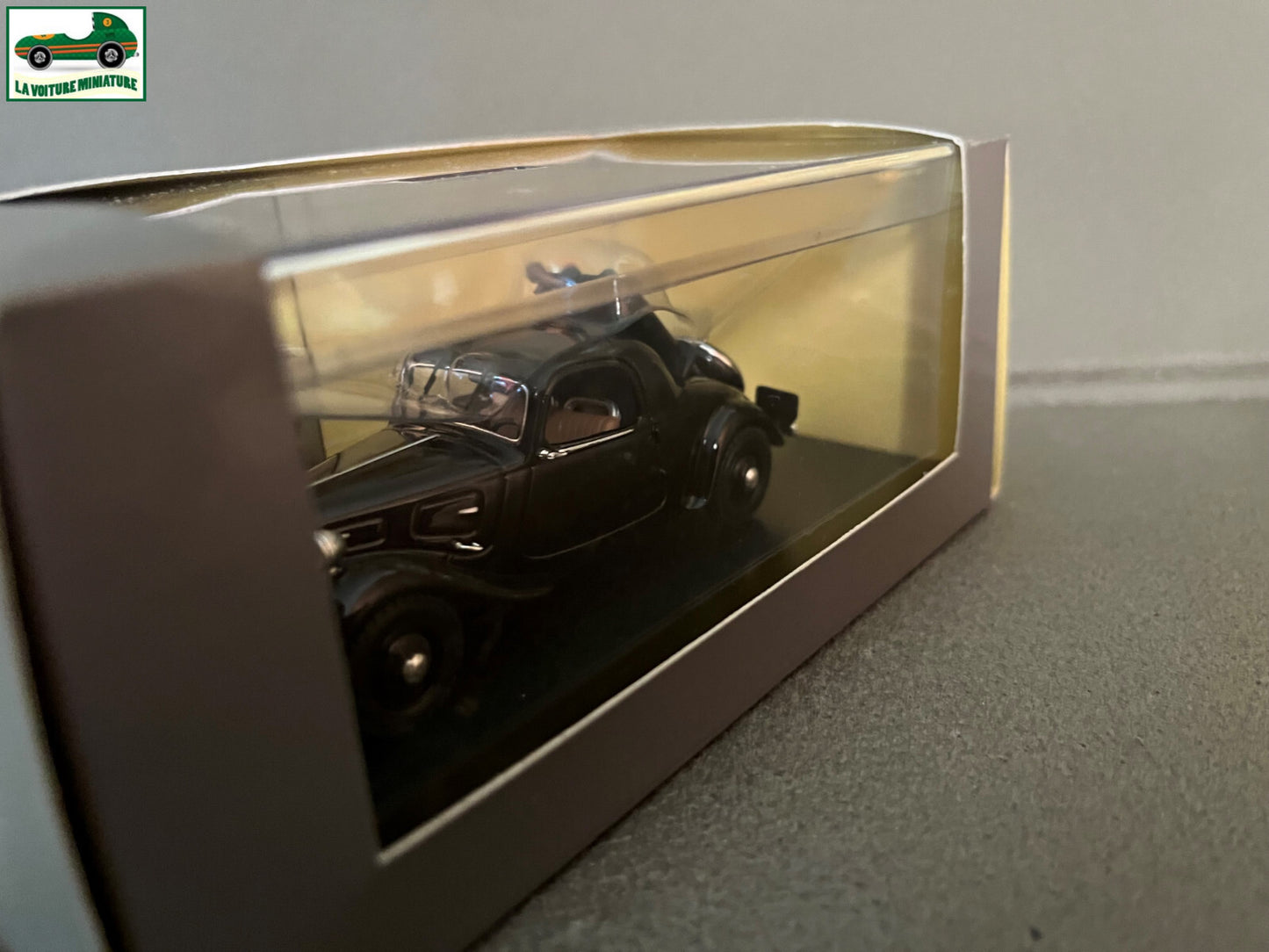 Voiture Miniature Citroen Traction 7C Faux Cabriolet Gaz Atlas Courtage 1/43