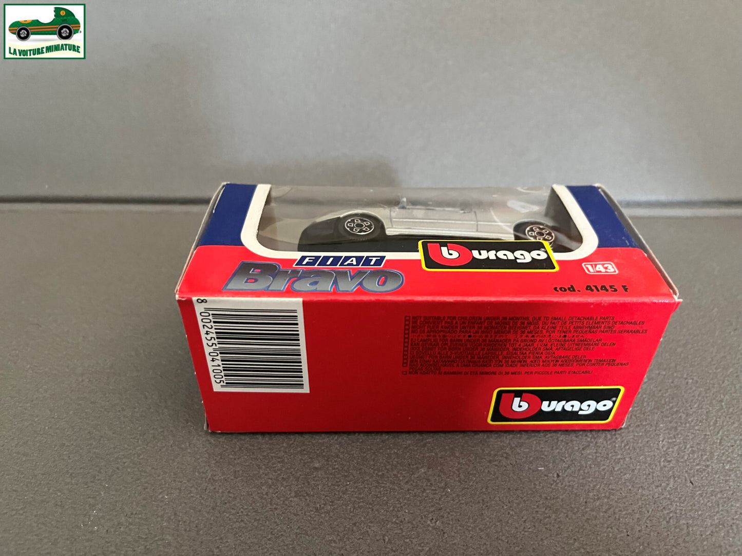 Voiture miniature Fiat Bravo cod. 4145 F Burago au 1/43