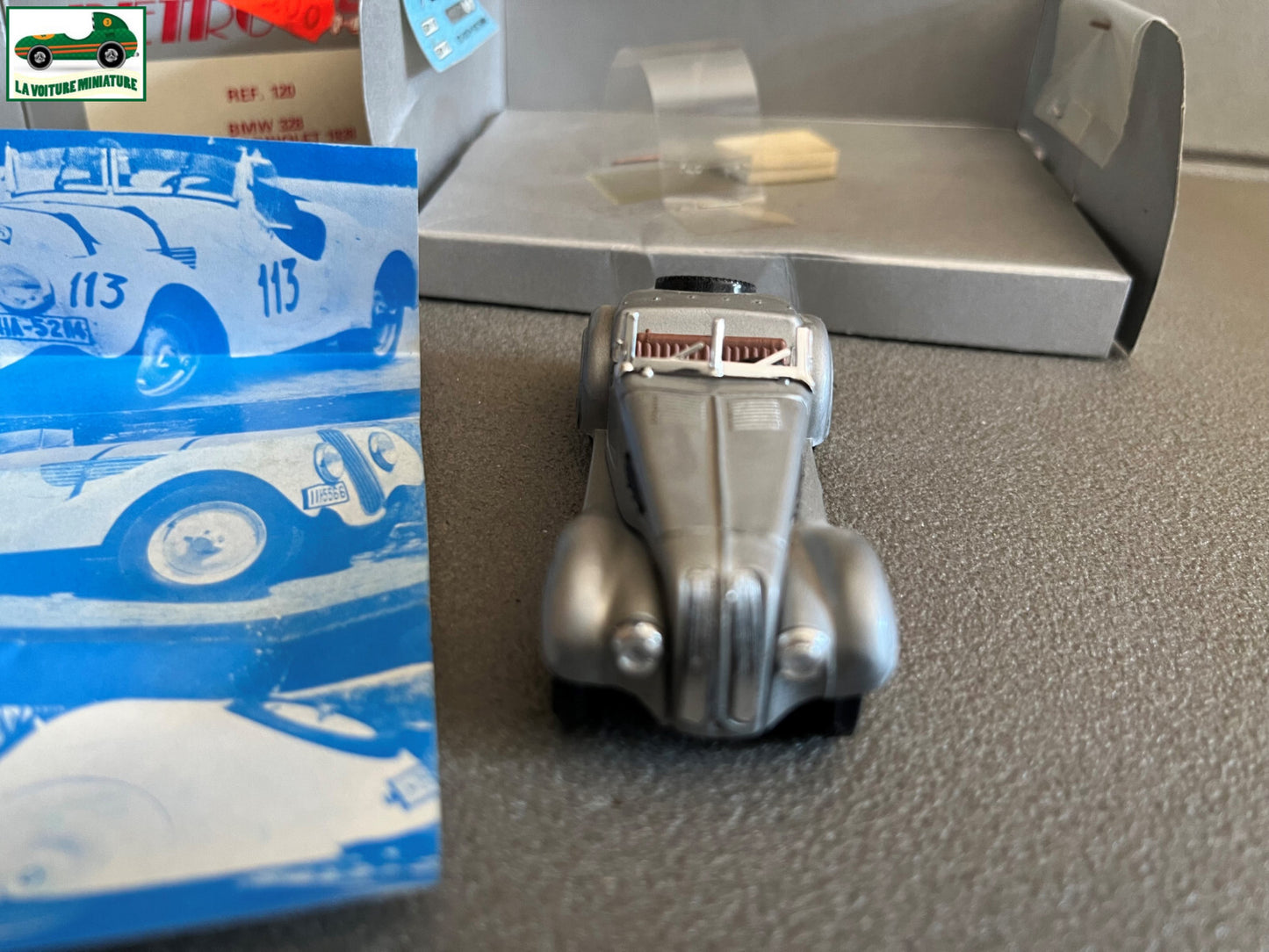 Voiture miniature BMW 328 Cabriolet 1938 Retro Vitesse au 1/43