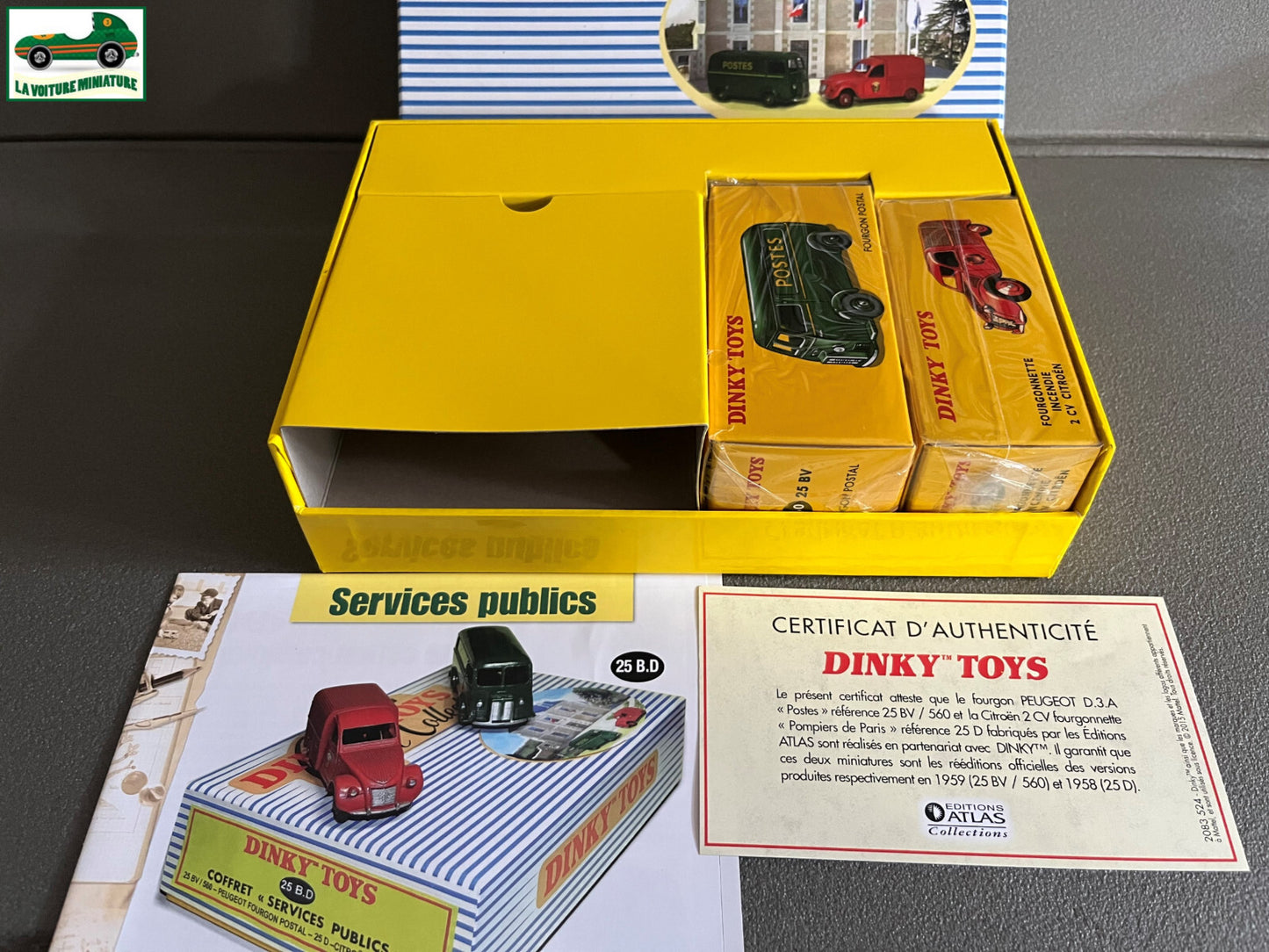 Voiture miniature Coffret Services Publics Dinky Toys Atlas