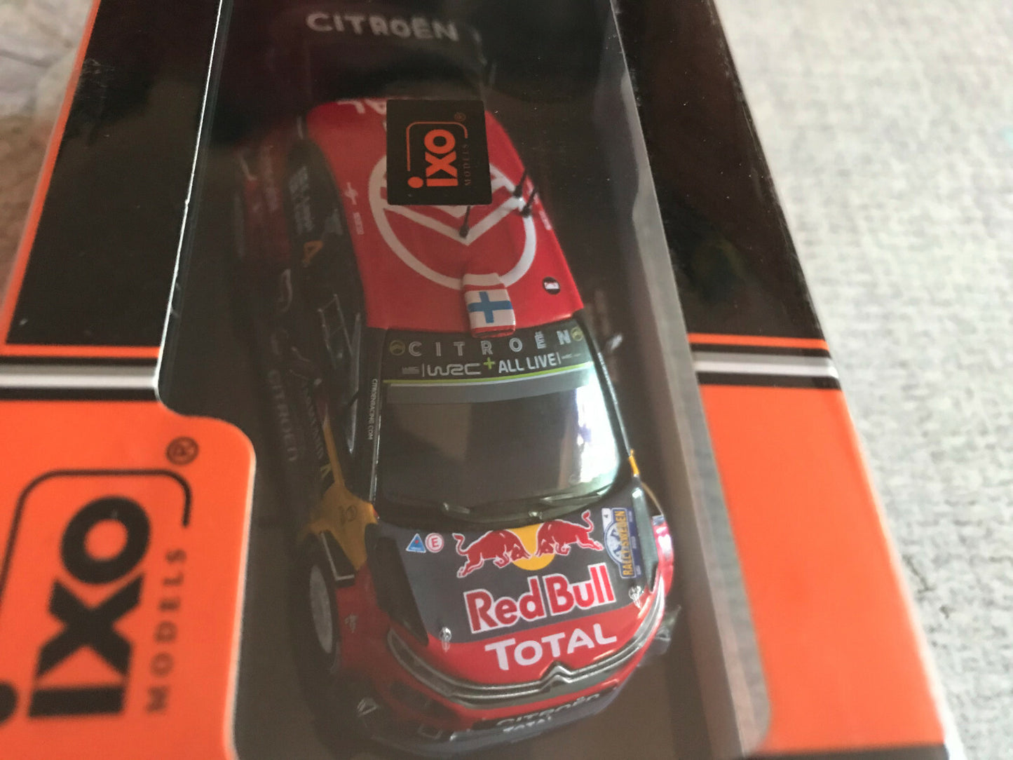 Voiture Miniature Citroen C3 WRC Lappi Rallye Suede 2019 Ixo 1/43