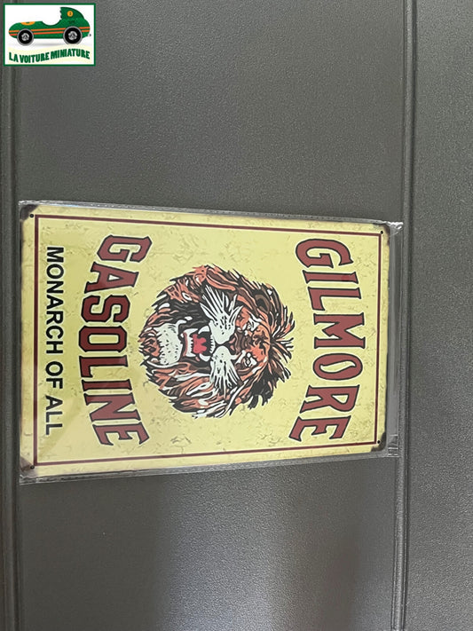 Plaque Métal Voiture Automobile Garage Huile Moteur Gilmore 20 x 30 cm