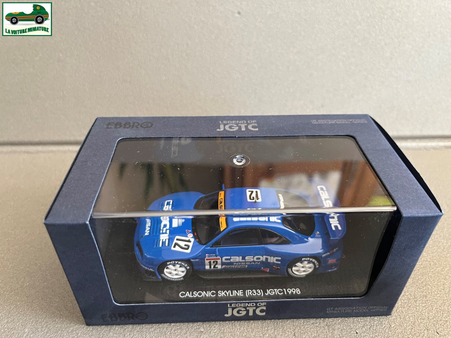 Voiture Miniature Nissan Calsonic Skyline JGTC 1998 Ebbro 1/43