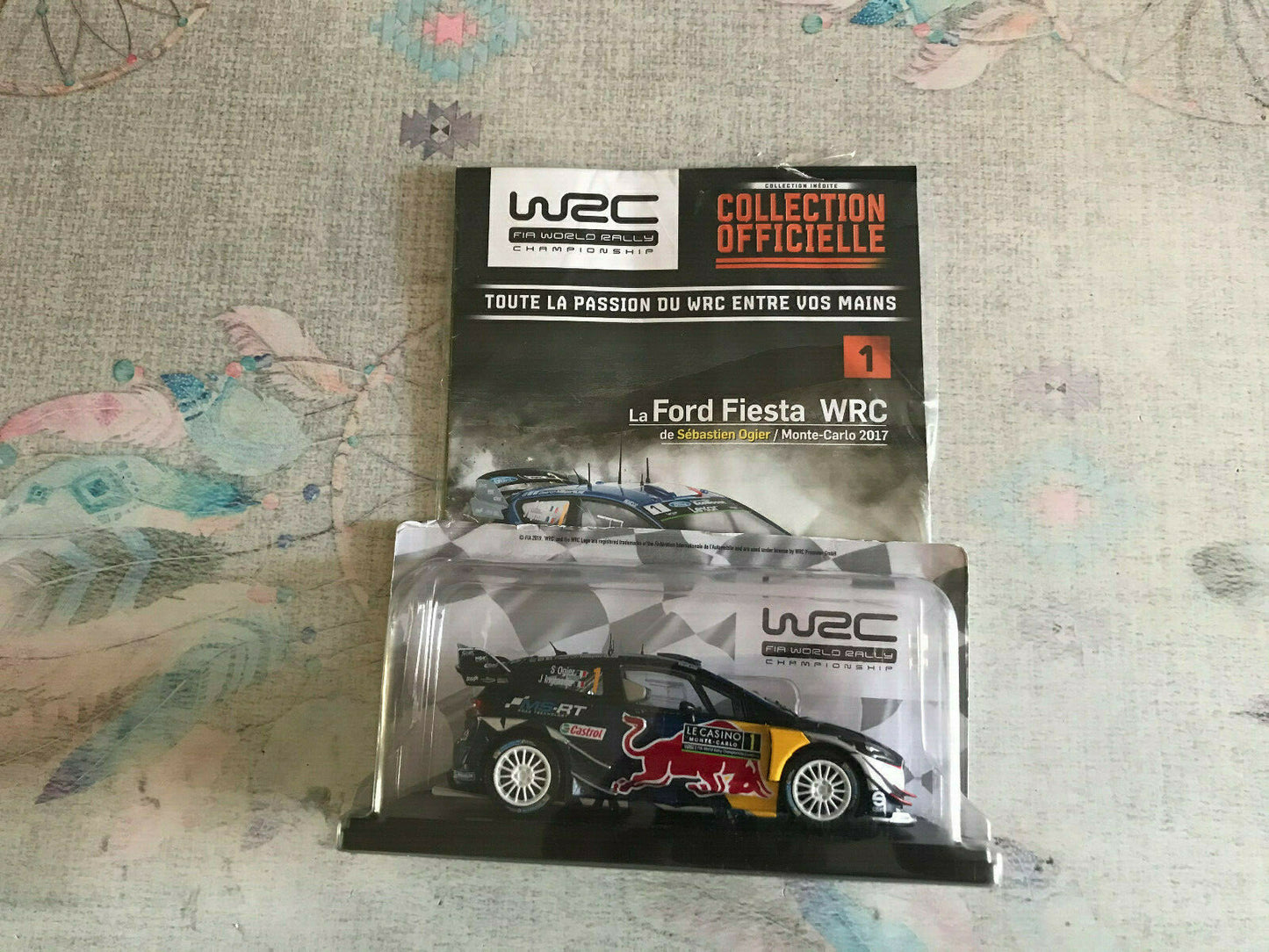 Voiture Miniature Ford Fiesta WRC Rallye Monte Carlo 2017 Ogier Ingrassia 1/24