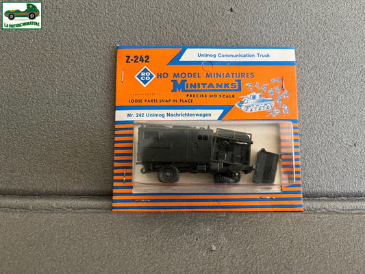 Miniature Engin Militaire Camion Z-242 Unimog Truck Roco Minitanks 1/87 HO