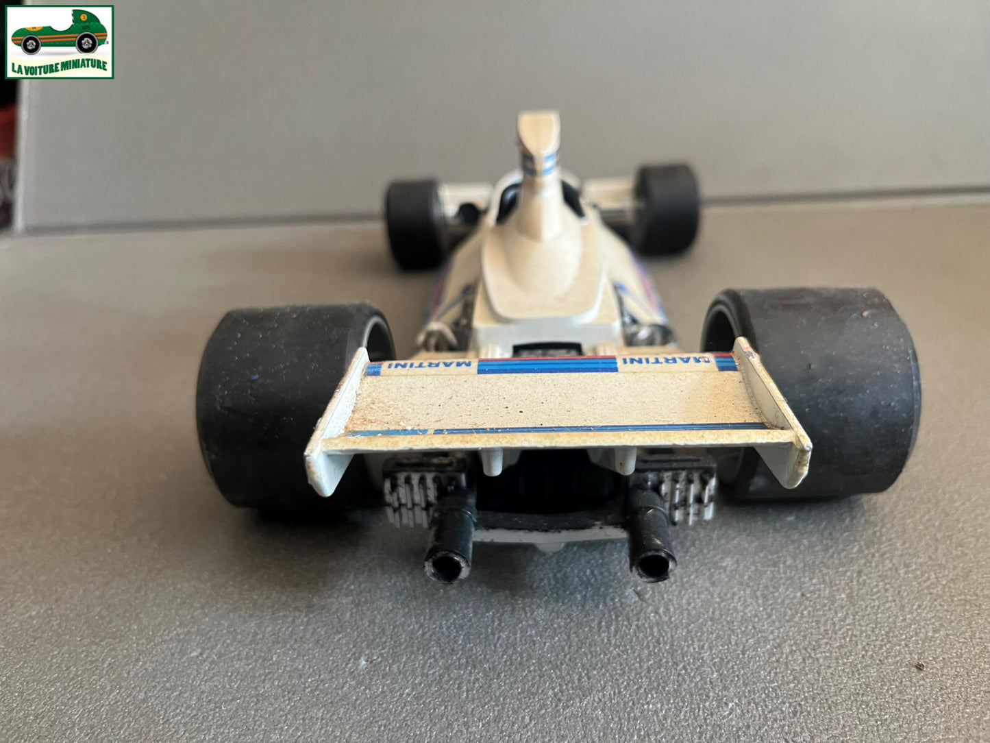 Ancienne Voiture Miniature Brabham BT44 Martini F1 Polistil Italy au 1/15