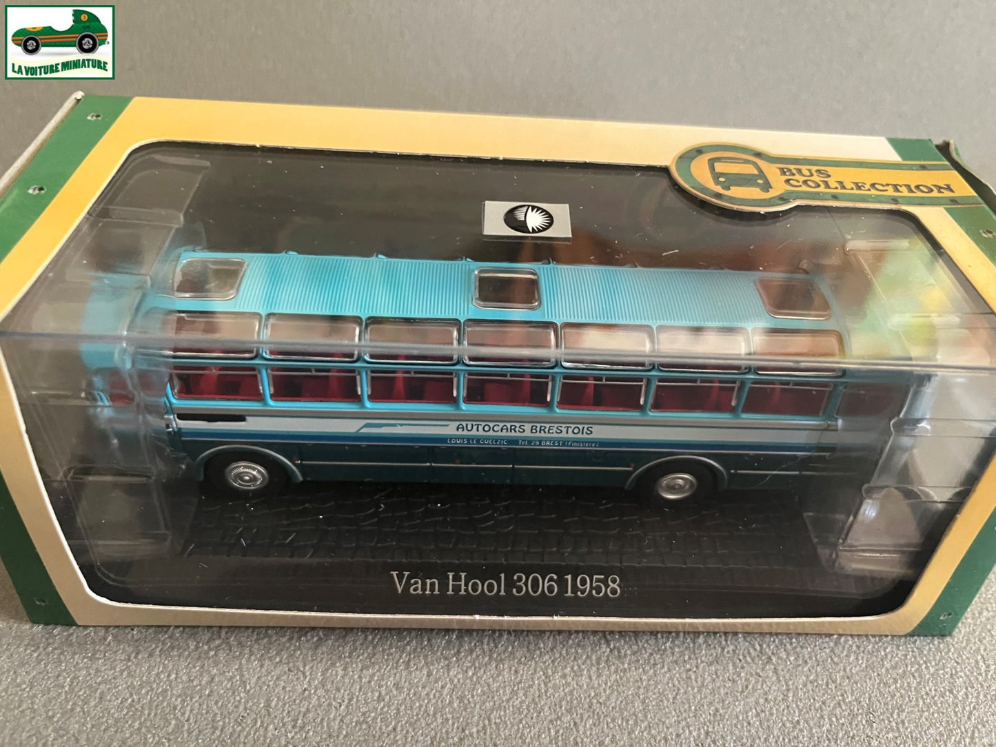 Voiture miniature Van Hool 306 1958 Autobus Bus Collection Atlas 1/72