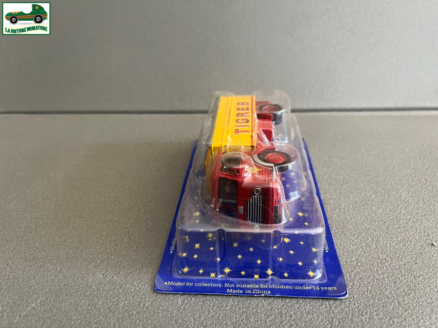 Voiture Miniature Simca Cargo Tigres N°40 Cirque Pinder Altaya 1/50