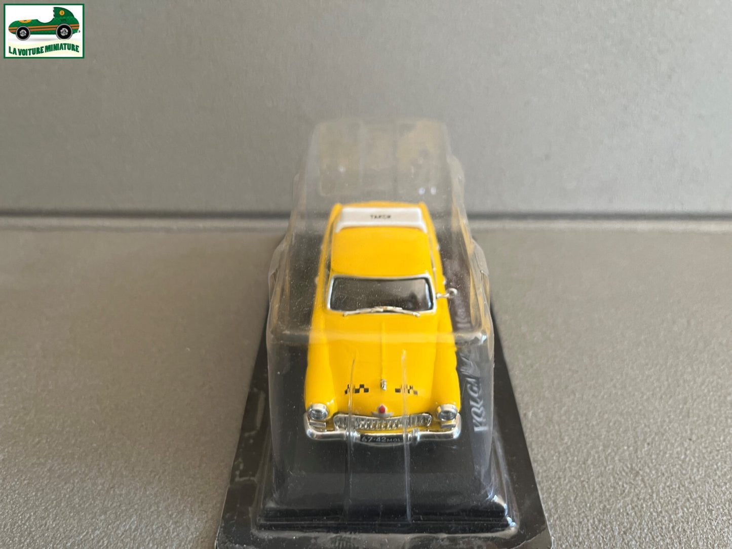 Voiture Miniature Volga M21 Moscow 1955 Taxi Du Monde au 1/43 Altaya