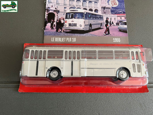 Voiture miniature Berliet PLR 10 1955 Monaco 1/43 Autobus Autocars du Monde