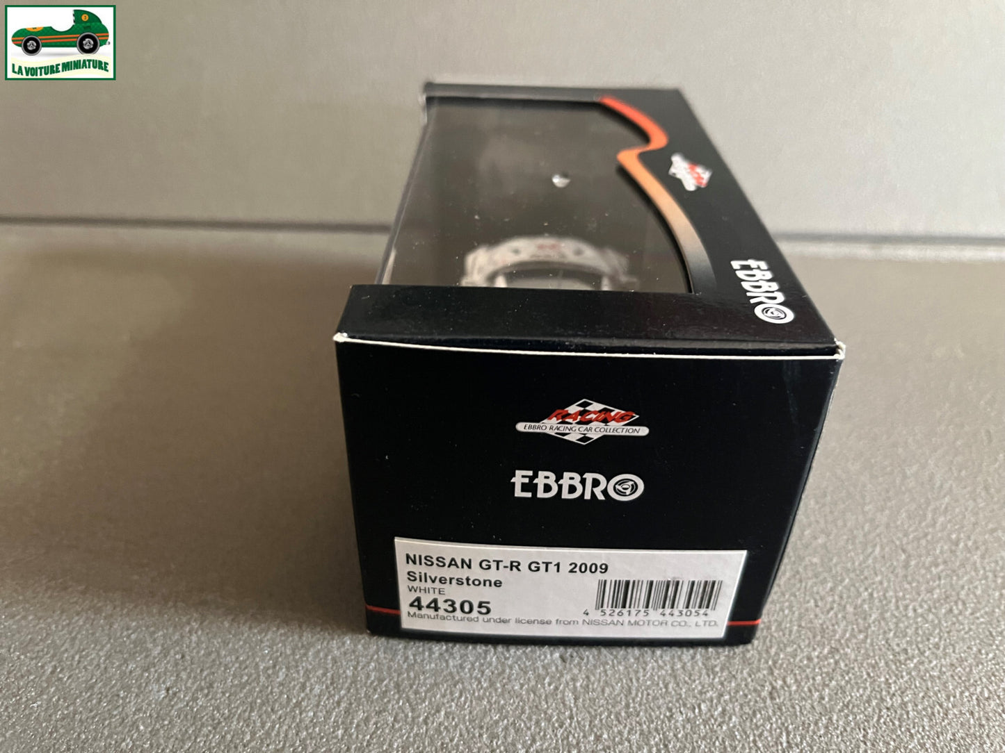 Voiture Miniature Nissan GT-R GT1 2009 Silverstone Ebbro au 1/43