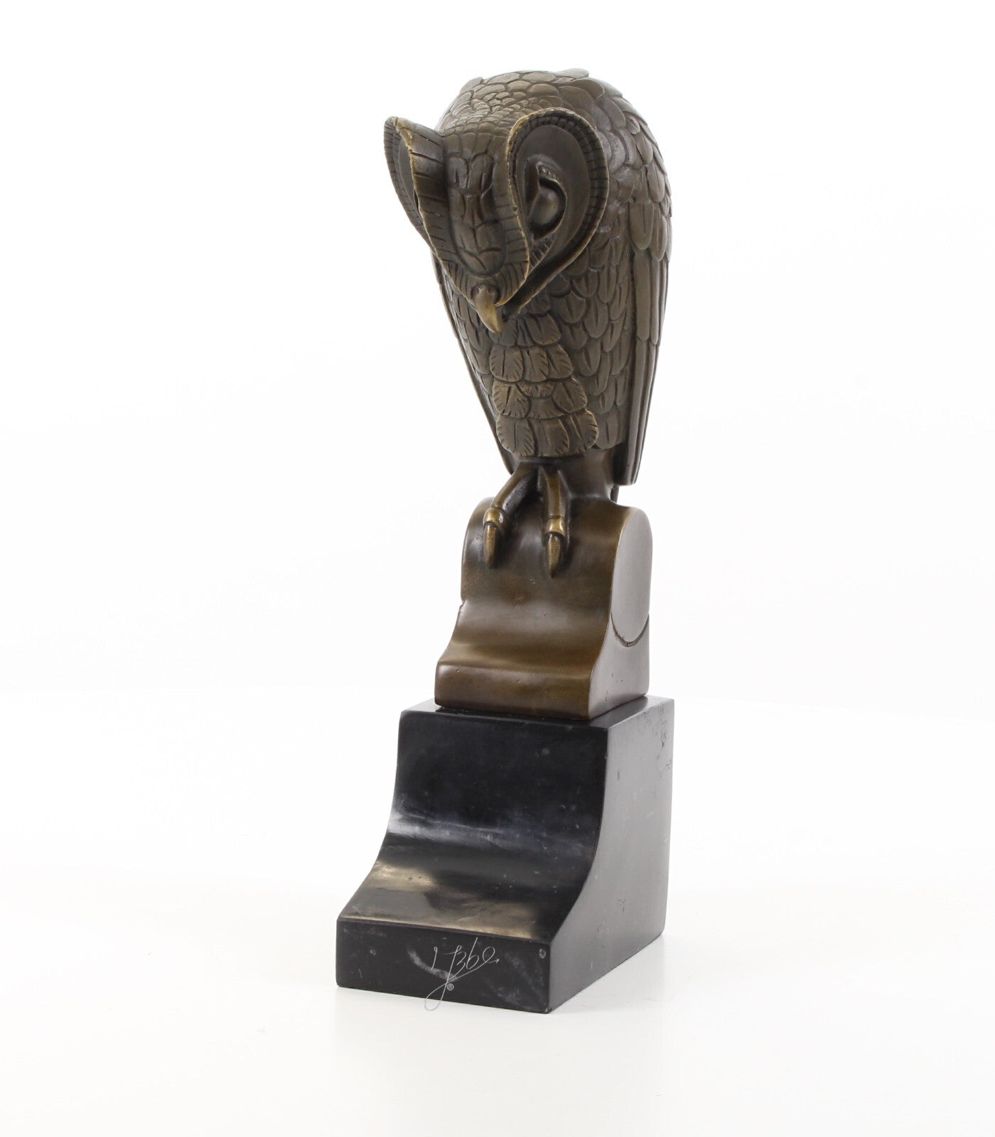 Statue Sculpture Bronze Art Déco Nouveau Hibou Chouette DSBJ-50 Moderne