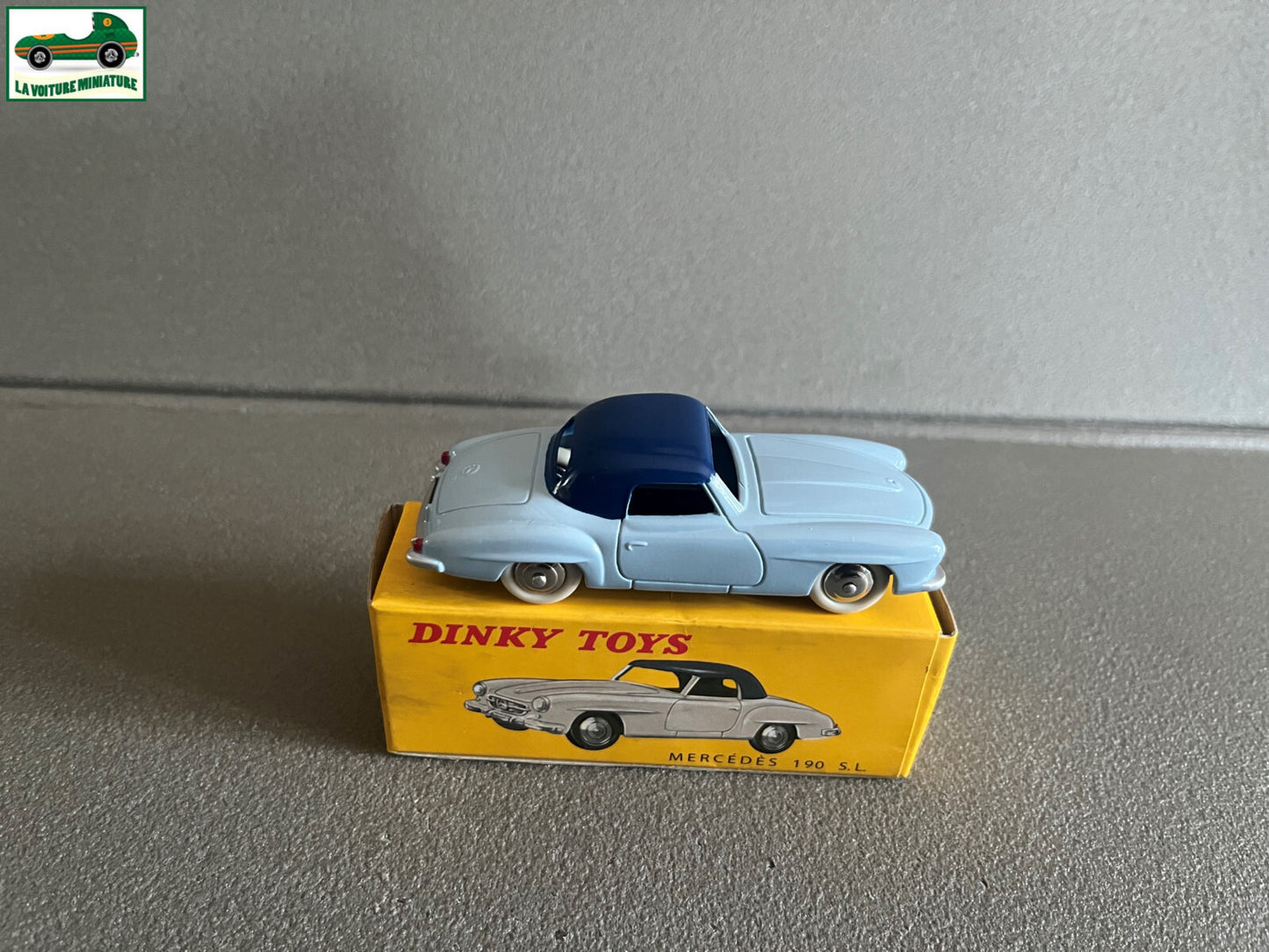 Voiture miniature Mercedes 190 SL Bleue Dinky Toys Atlas