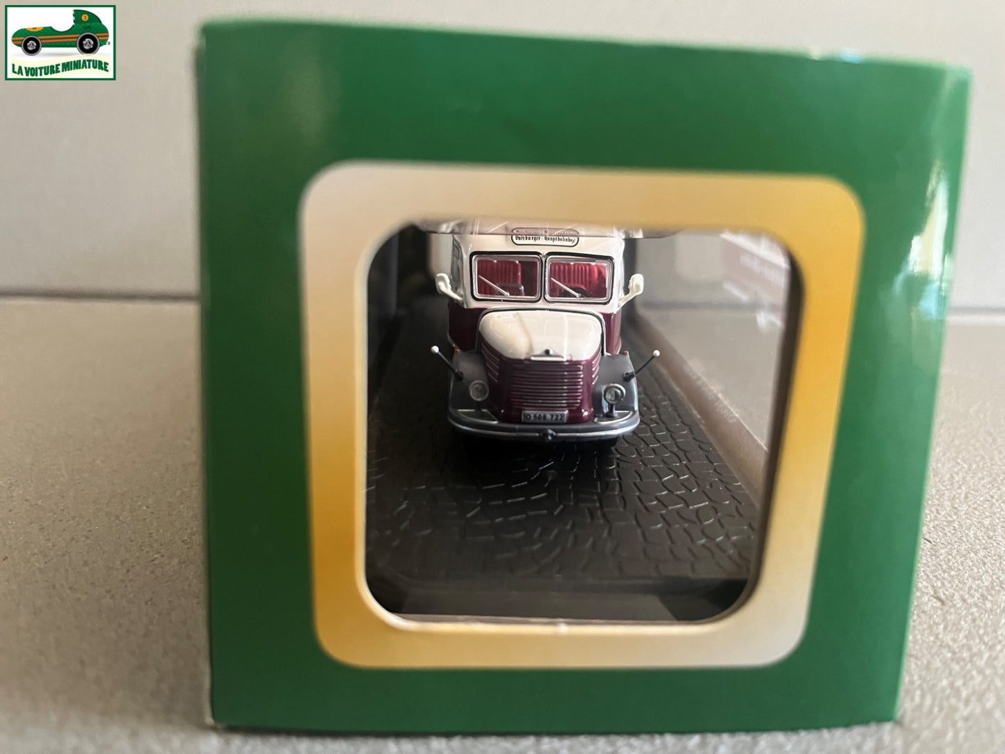 Voiture miniature Steyr 380 q 1955 Autobus Autocar Bus Collection Atlas 1/72