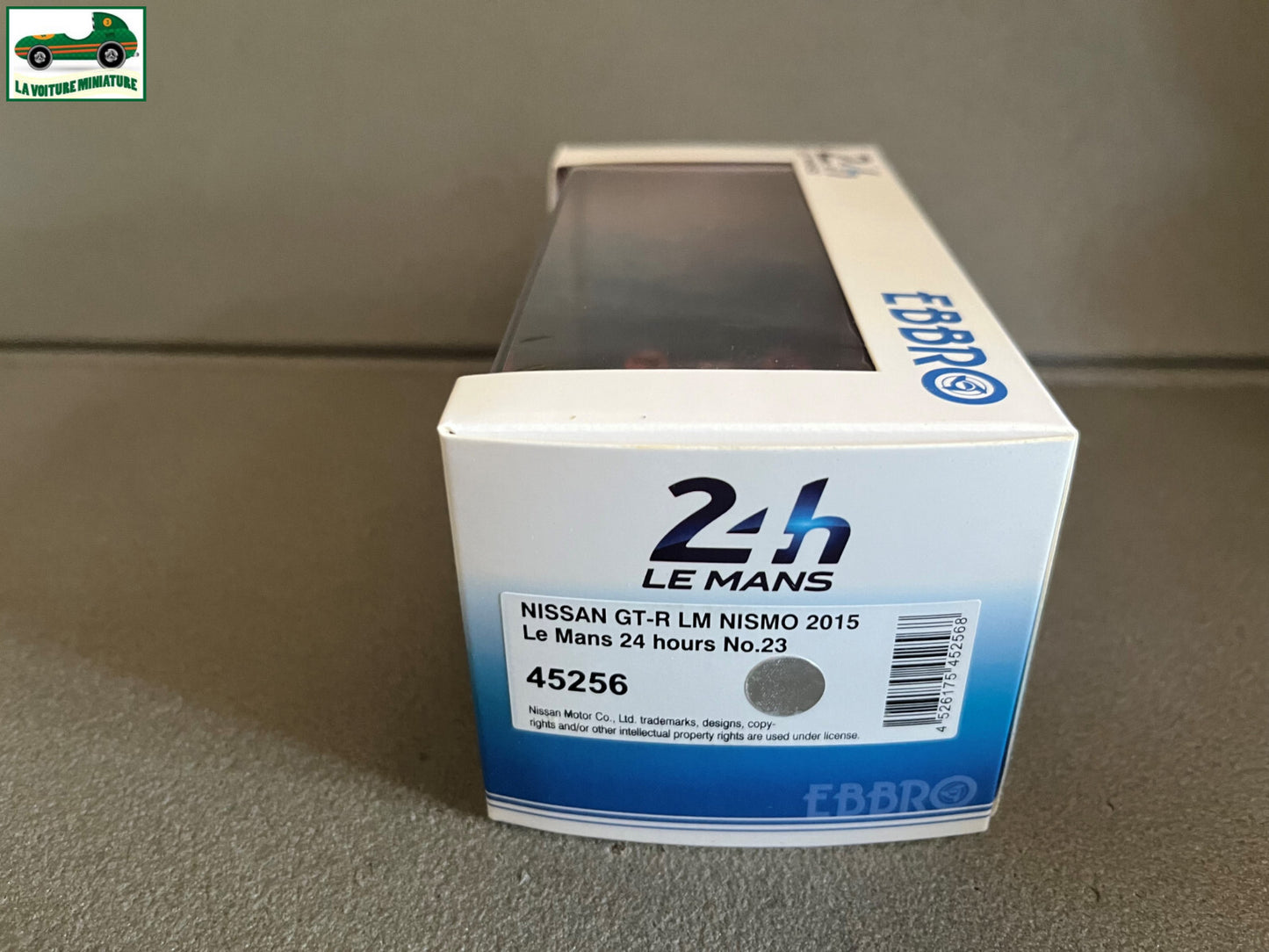 Voiture Miniature Nissan GT-R LM Nismo Le Mans 24 hours 2015 Ebbro Le Mans 1/43