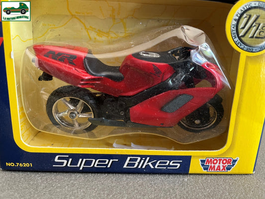 Moto miniature Honda NR Super Bikes Motor Max 1/18