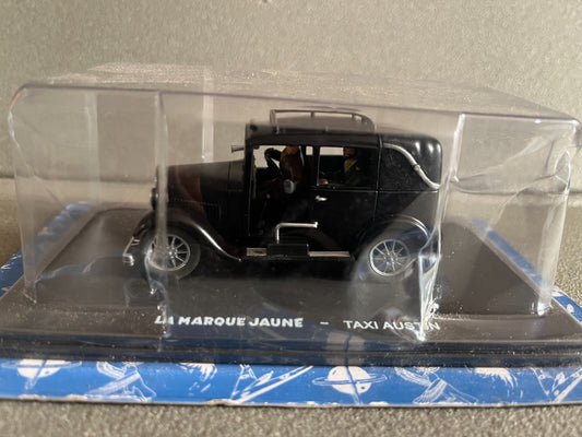 Voiture Miniature Taxi Austin La Marque Jaune Blake Mortimer 1/43